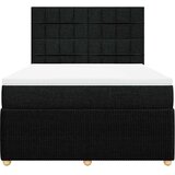  Krevet s oprugama i madracem crni 140x200 cm od tkanine | shoptok.hr