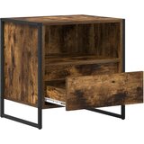  Noćni ormarić Dimni hrast 50 x 39,5 x 50 cm Konstruirano drvo | shoptok.hr