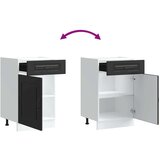 vidaXL Donji kuhinjski ormarić Kalmar crni konstruirano drvo | shoptok.hr