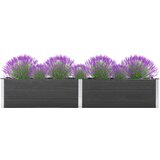 vidaXL Povišena vrtna gredica 300 x 50 x 54 cm WPC siva Cijene