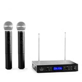 Auna VHF-400 DUO 1, 2-KANALNI SET VHF BREZŽIČNIH MIKROFONOV, 1 X SPREJEMNIK, 2 X ROČNI MIKROFON Cene