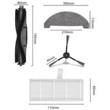 INORCO Nadomestni istilni filter za vreko za prah za sesalnik S9 Hepa Filter Mop Dodatki, (21985055) | Shoptok.si