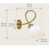  Zidna lampa BAROC 1xE14/40W/230V zlatna Slike