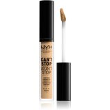 NYX Professional Makeup Can't Stop Won't Stop tekoči korektor odtenek 08 True Beige 3.5 ml Cene