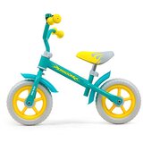 Milly Mally dječji bicikl bez pedala Dragon tirkizno-žuti | shoptok.hr