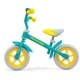 Milly Mally dječji bicikl bez pedala Dragon tirkizno-žuti