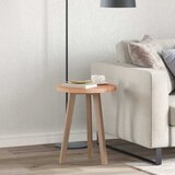 vidaXL Gornji dio stola Svjetlosmeđa Ø 40 x 2.5 cm Čvrsto drvo hrasta | shoptok.hr