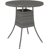  5-dijelni set vrtnih sofa od poliratana s jastucima sivi | shoptok.hr
