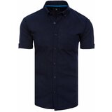 DStreet Men's Dark Blue Short Sleeve Shirt cene