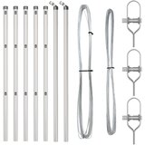 vidaXL Stupovi ograde 7 kom Ø32 mm 100 cm Galvanizirani čelik Cijene