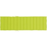 vidaXL jastuk za ležaljku jarko zeleni 200 x 70 x 3 cm od tkanine | shoptok.hr