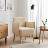  Naglasna stolica Krem Tkanina - Krem | shoptok.hr