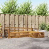  Set vanjskih sofa 4 kom. Prirodna Čvrsto drvo akacije | shoptok.hr