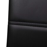  Konzolne blagovaonske stolice od umjetne kože 2 kom crne | shoptok.hr