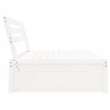  Srednja vrtna sofa bijela 120 x 80 cm od masivne borovine | shoptok.hr