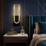 Toolight Zidni svijećnjak LED APP1782-W Brush Gold/Black | shoptok.hr