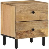  Noćni ormarići 2 kom 40 x 33 x 46 cm od masivnog drva manga | shoptok.hr