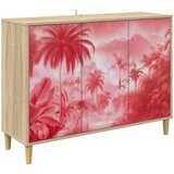  Kreveta AACHEN Sonoma 102 x 33 x 75 cm Konstruirano drvo Slike