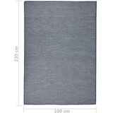 Vanjski tepih ravnog tkanja 160 x 230 cm plavi | shoptok.hr