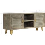 In TV omarica trden mangov les siva in medeninasta 110x30x48 cm | Shoptok.si