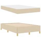  Krevetna konstrukcija Krema 120 x 200 cm tkanina | shoptok.hr