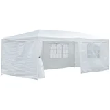 Tenda 3X6 m sa bocnim stranama - bela