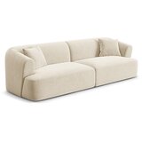 Cosmopolitan Design Bež žametna sedežna garnitura 255 cm Campi – | Shoptok.si