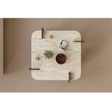 Hanah home sto za kafu afrolli travertine walnut | ePonuda.com