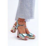 S. BARSKI Women's Sandals with Flower Pattern D&A | Shoptok.si