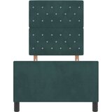 vidaXL Postelja Temno Zelena 80x200 cm Žamet, (22049085) | Shoptok.si