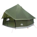 vidaXL Tipi šotor Olivno zelena 300 x 300 x 200 cm Poliester in jeklo, (5000309560) | Shoptok.si