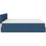  Otomanski krevet s madracem plavi 180x200cm od tkanine | shoptok.hr