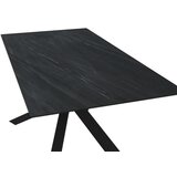 Bessagi Home Jedilna Miza Livan, Temno Siva, 180x90 | Shoptok.si
