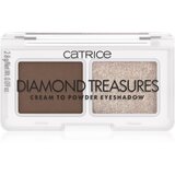Catrice Diamond Treasures duo sjenila za oči nijansa 01 Hazel Spark 2.8 g | shoptok.hr