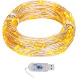  Mikro rasvjetni lanac 40 m 400 topli bijeli 8 funkcija | shoptok.hr