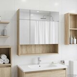  Kupaonski ormar s ogledalom Sonoma hrast 60 x 14.5 x 70 cm | shoptok.hr