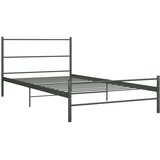  Okvir za krevet sivi metalni 100 x 200 cm | Eponuda.com