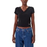 Calvin Klein Jeans Majice s kratkimi rokavi A- SS WOVEN LABEL RI LV047C910G Črna | Shoptok.si