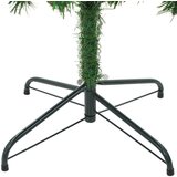 vidaXL Umestno božično drevo med 300 LED Zelena 210 cm PVC in Jeklo | Shoptok.si
