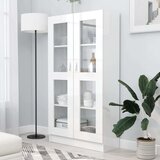 Sijaj vitrina visoki sjaj bijela 82,5 x 30,5 x 150 cm od iverice | shoptok.hr