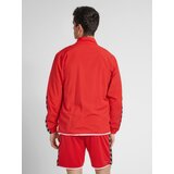 Hummel Športna jakna 'Authentic' temno siva / rdeča / črna / bela | Shoptok.si