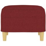  Tabure crvena boja vina 60 x 50 x 41 cm od tkanine | shoptok.hr