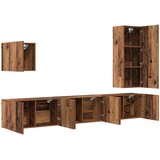 TV zidna jedinica Zidne 5 pcs Staro drvo Konstruirano drvo | Eponuda.com