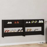  Ormar za cipele s policom 2 pcs Crni hrast 83 x 18 x 60 cm | shoptok.hr