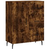 Maison Chic Komoda - Predalnik dimljeni hrast 69,5x34x90 cm inženirski les, (21717725) | Shoptok.si