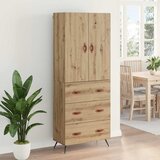  Highboard Umjetnički hrast 69,5 x 34 x 180 cm Konstruirano drvo | shoptok.hr