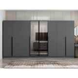Hanah home ormar sa reflektujućim staklom Nisa 20600, 360 cm, antracit Cene