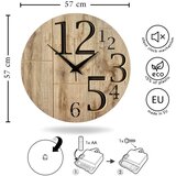 Styler Stenska ura ø 57 cm Lucas – | Shoptok.si