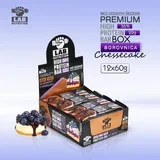 Proteinska čokoladica Borovnice-Cheesecake, Bez šečera, 12kom X 60g