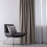 Restilo BLACKOUT curtain, beige, plain, classic, tieback, classic style, multifunctional tape, heavyweight blackout fabric, 140 x 260 cm | shoptok.hr